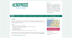 Desktop Screenshot of biofreeze.nl