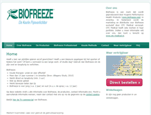 Tablet Screenshot of biofreeze.nl