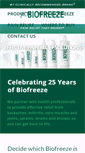 Mobile Screenshot of biofreeze.co.uk